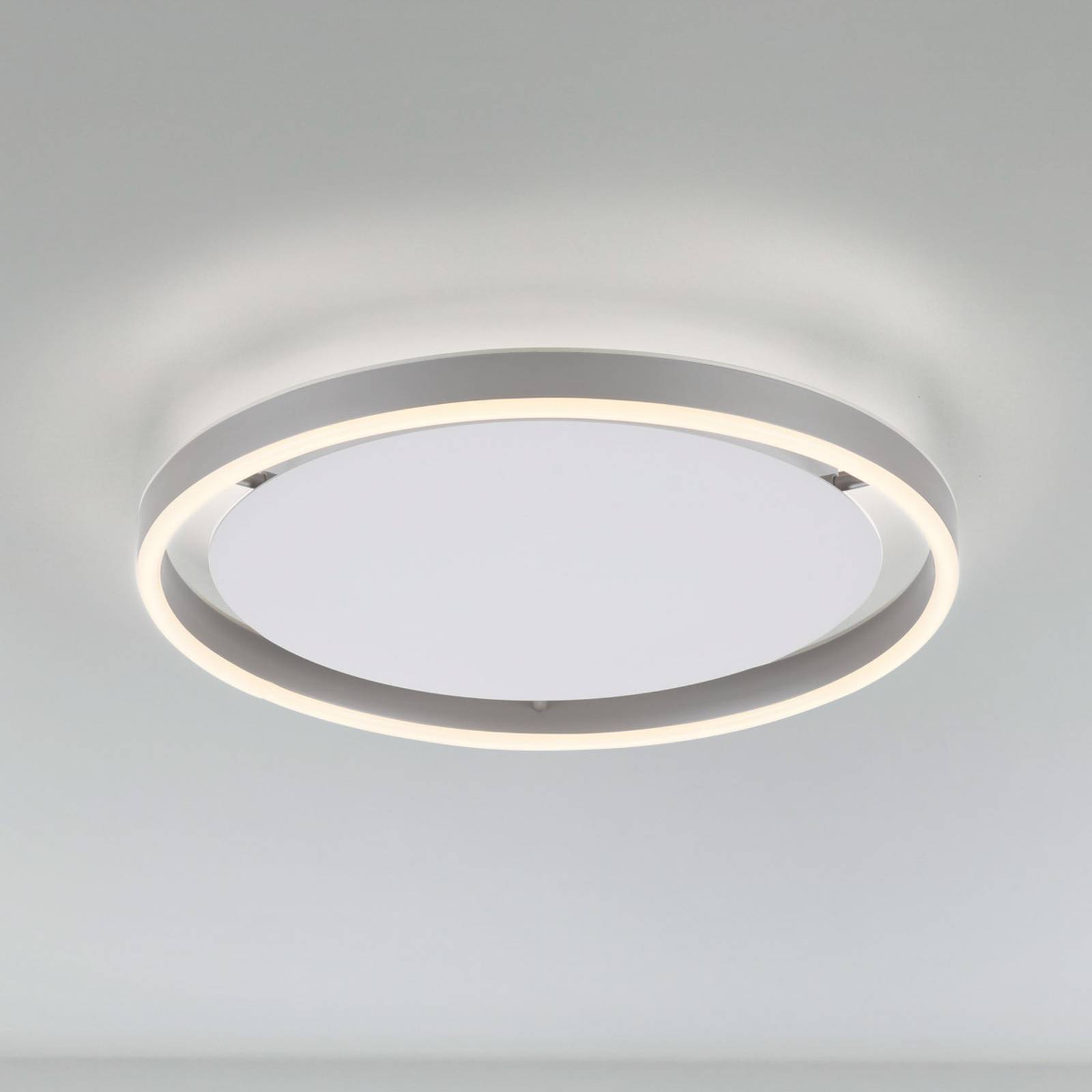 LED-Deckenleuchte Ritus, Ø 39,3cm, aluminium LED-Deckenleuchte Ritus, Ø 39,3cm, aluminium von JUST LIGHT.