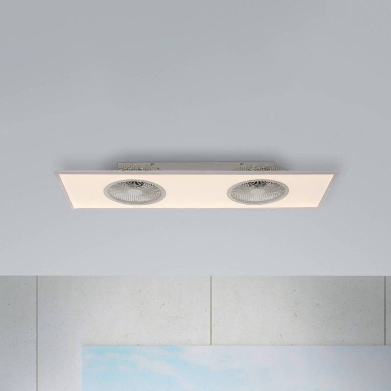LED-Deckenventilator Flat-Air, CCT, weiß, 120x40cm von JUST LIGHT.