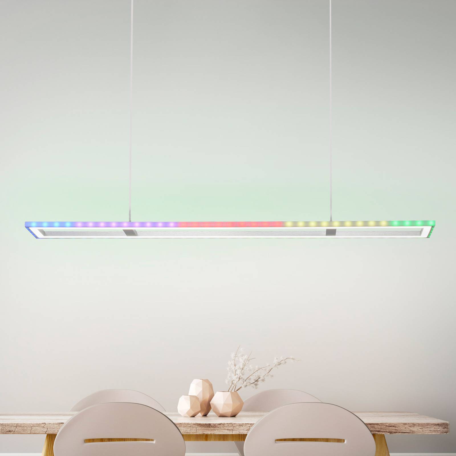 LED-Hängeleuchte Felix60, 100x14cm LED-Hängeleuchte Felix60, 100x14cm von JUST LIGHT.