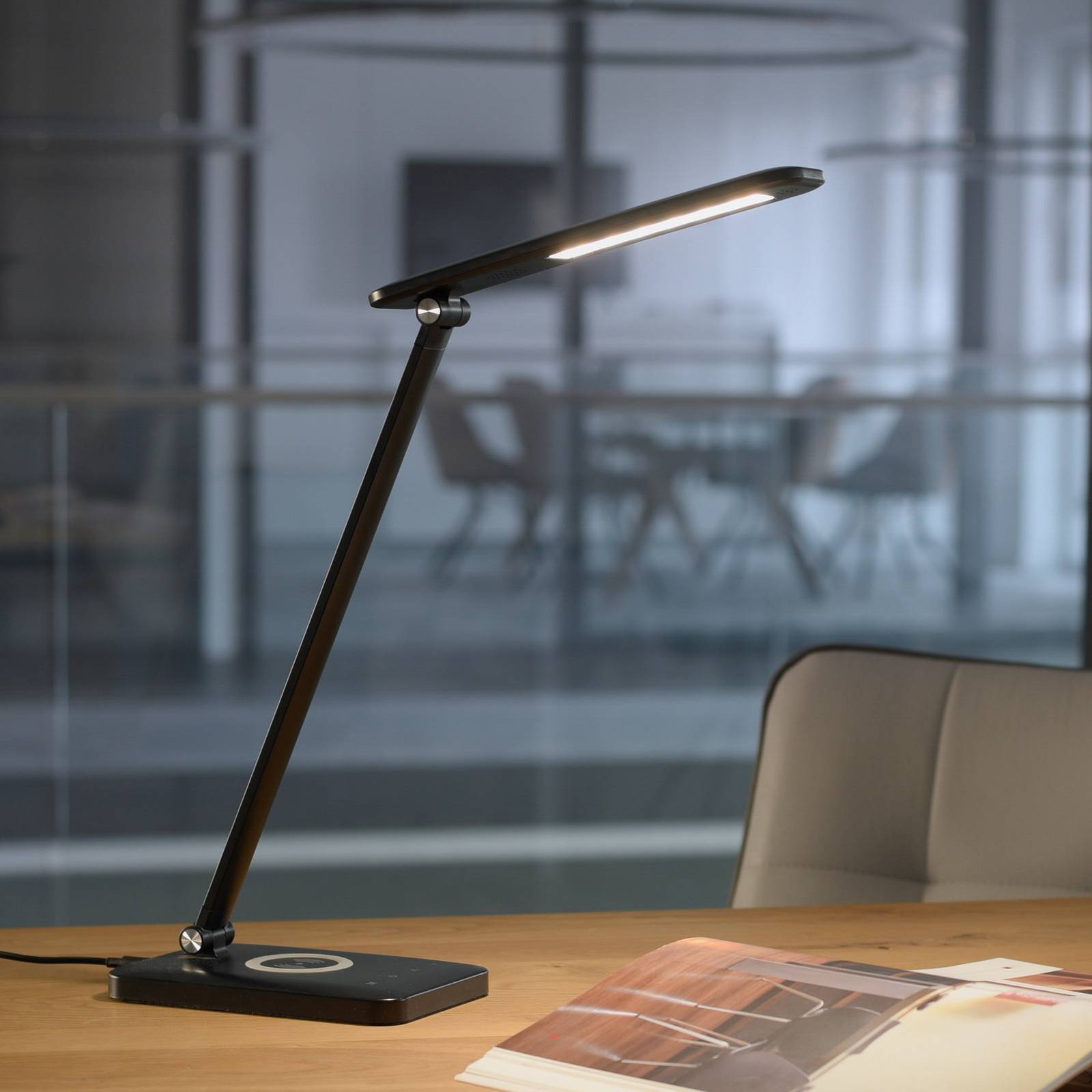 LED-Schreibtischleuchte Florentina, schwarz LED-Schreibtischleuchte Florentina, schwarz von JUST LIGHT.