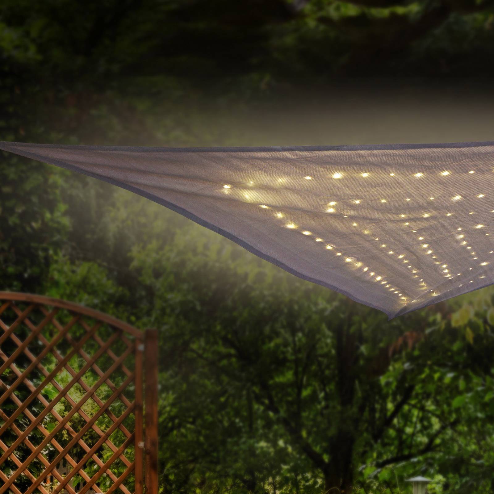 LED-Solar-Sonnensegel Segel LED-Solar-Sonnensegel Segel von JUST LIGHT.