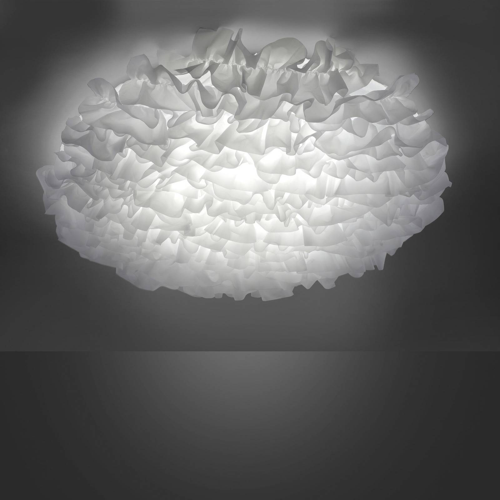 LED-Textil-Deckenlampe Xenia, dimmbar, Ø 75cm von JUST LIGHT.