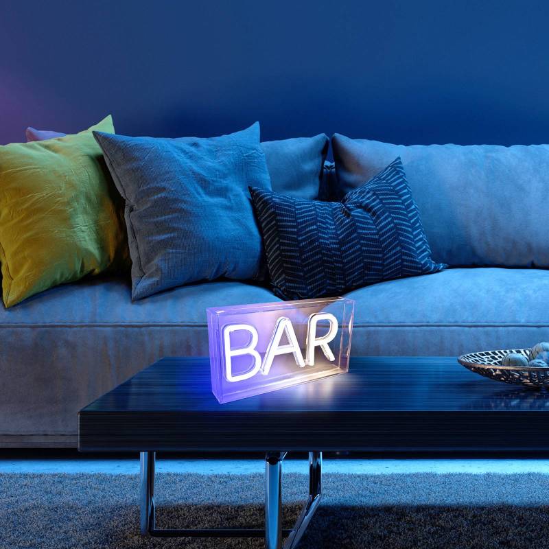 LED-Tischleuchte Neon Bar, USB von JUST LIGHT.