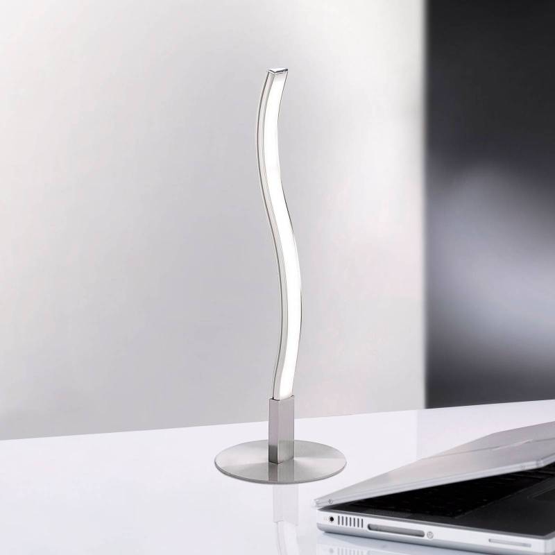 LED-Tischleuchte Wave 3.000K 30cm stahl von JUST LIGHT.