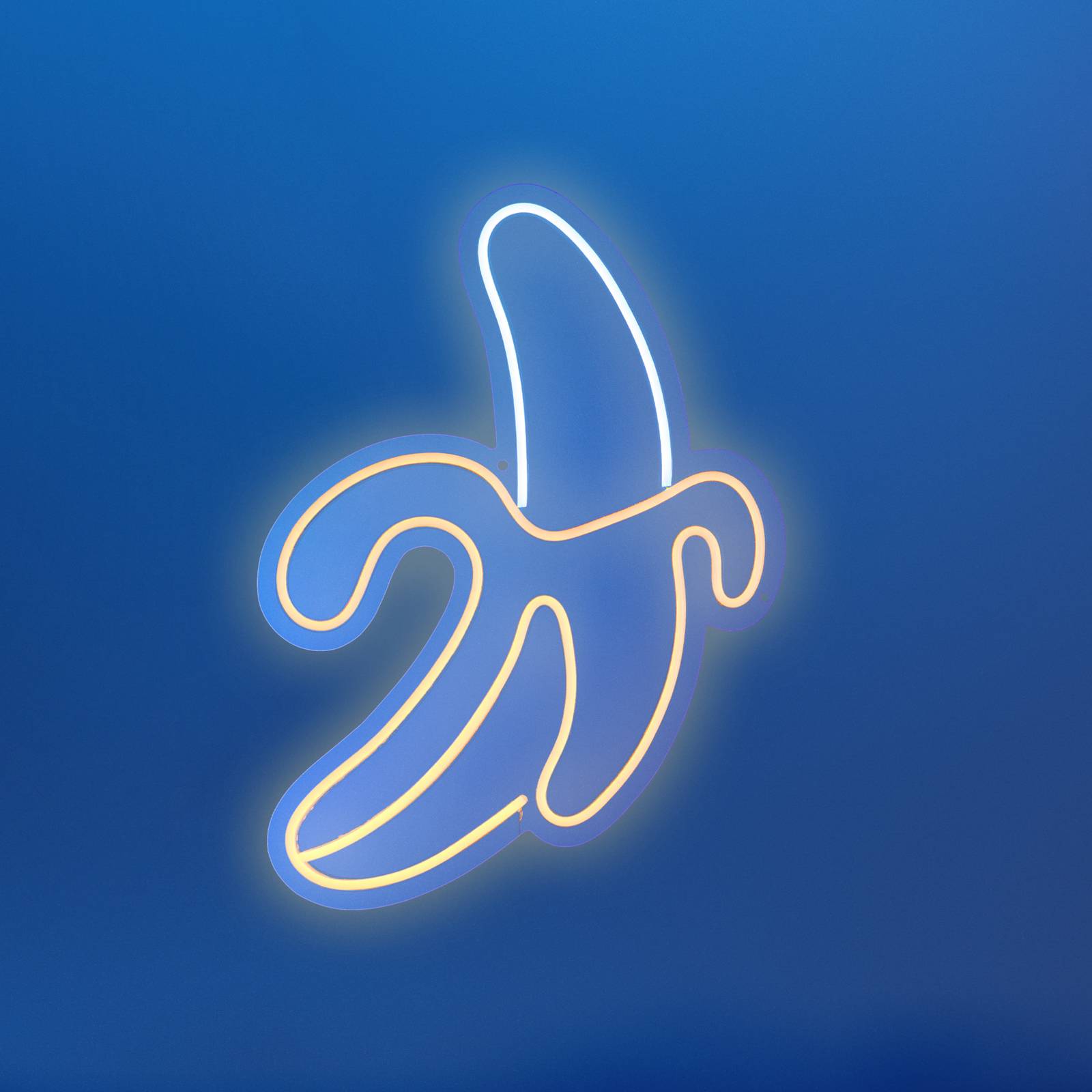 LED-Wandleuchte Neon Banane, USB von JUST LIGHT.