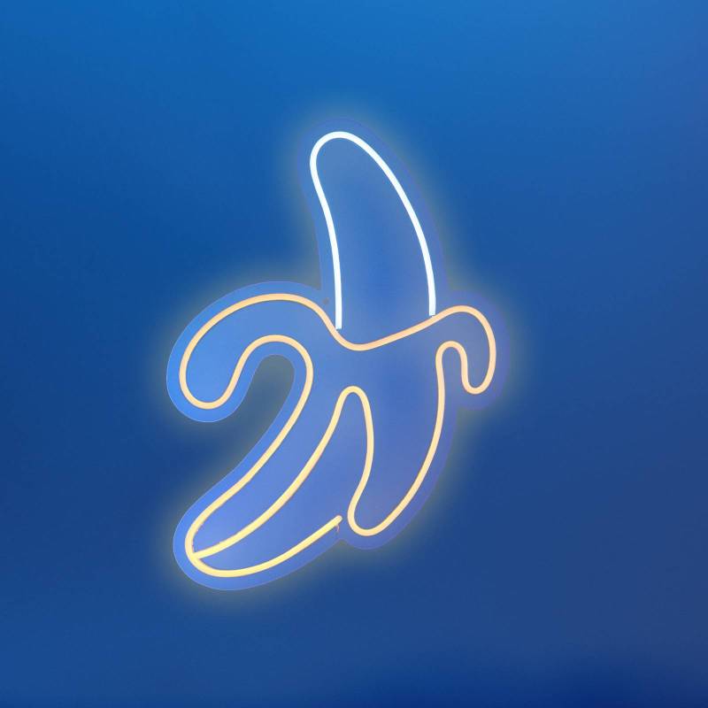 LED-Wandleuchte Neon Banane, USB von JUST LIGHT.