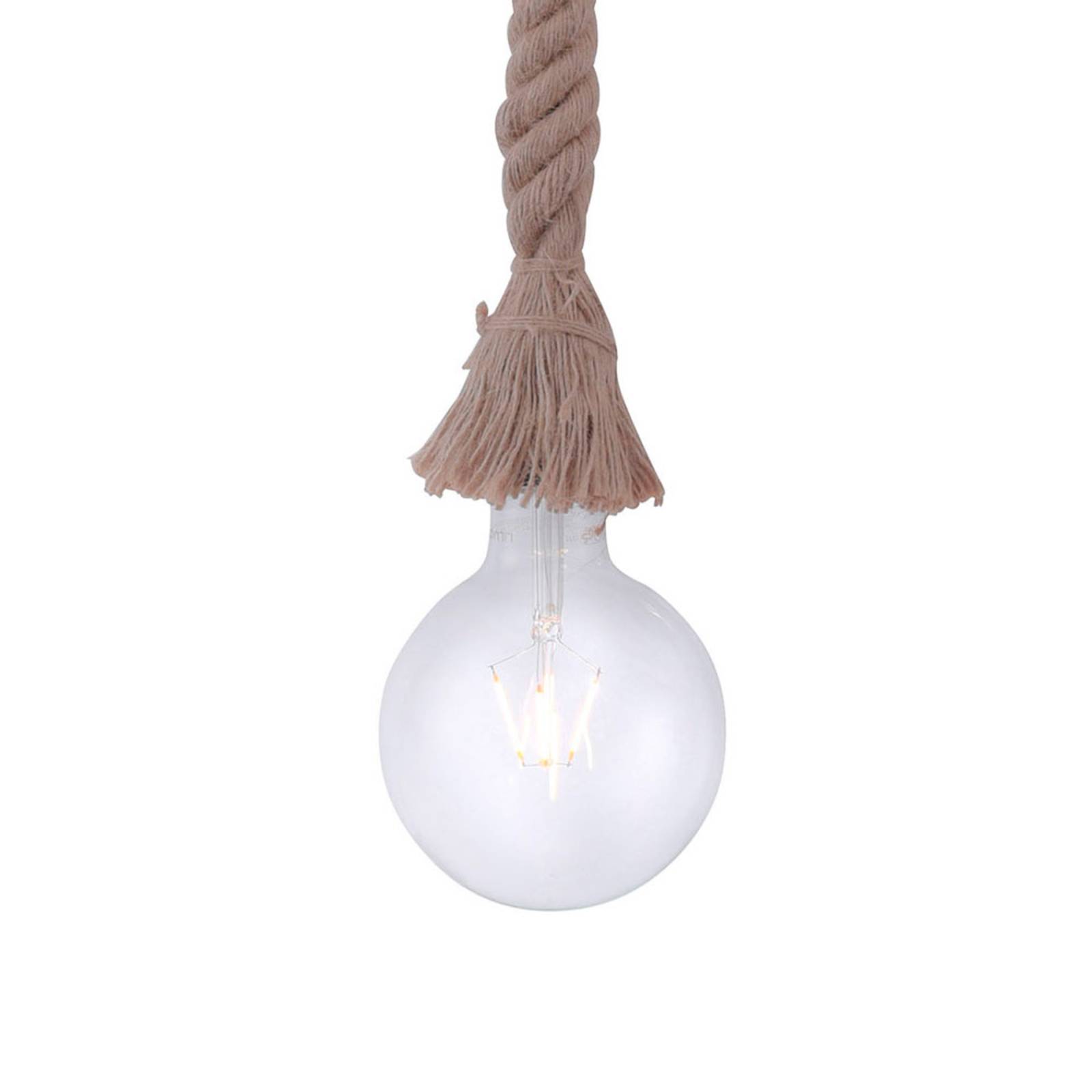 Pendelleuchte Rope mit Seil, einflammig Pendelleuchte Rope mit Seil, einflammig von JUST LIGHT.