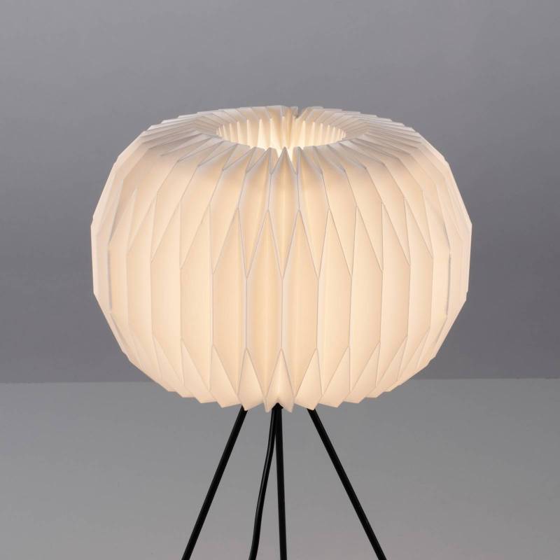 Tischleuchte Papel mit weißem Schirm von JUST LIGHT.