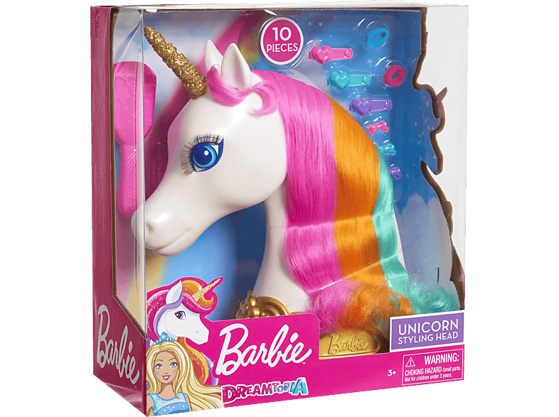 JUST PLAY BARBIE DREAMTOPIA EINHORN STYLINGHEAD Spielzeugfigur Mehrfarbig von JUST PLAY