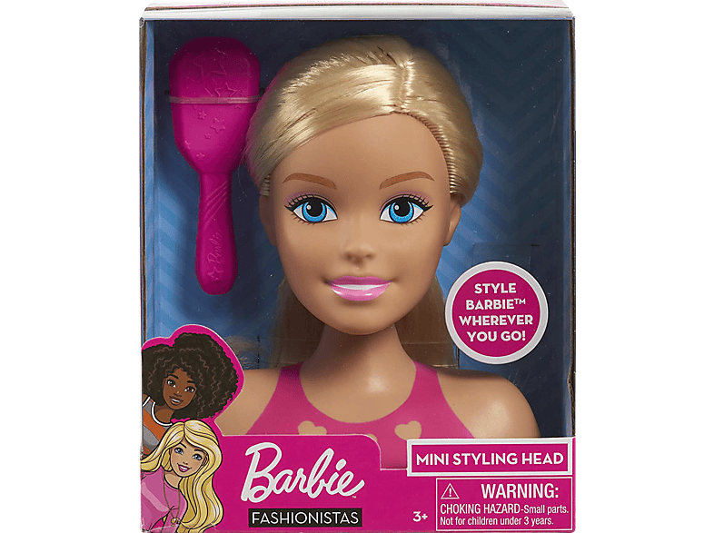 JUST PLAY Barbie Mini Styling Head - Blond Spielset Mehrfarbig JUST PLAY Barbie Mini Styling Head - Blond Spielset Mehrfarbig von JUST PLAY