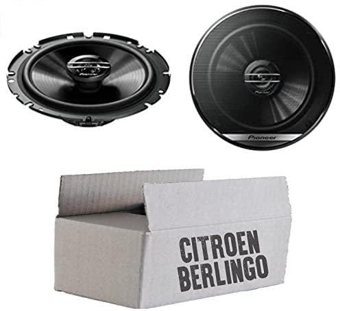 Citroen Berlingo 1 - Lautsprecher Boxen Pioneer TS-G1720F - 16,5cm 2-Wege Koax Koaxiallautsprecher Auto Einbausatz - Einbauset von JUST SOUND best choice for caraudio