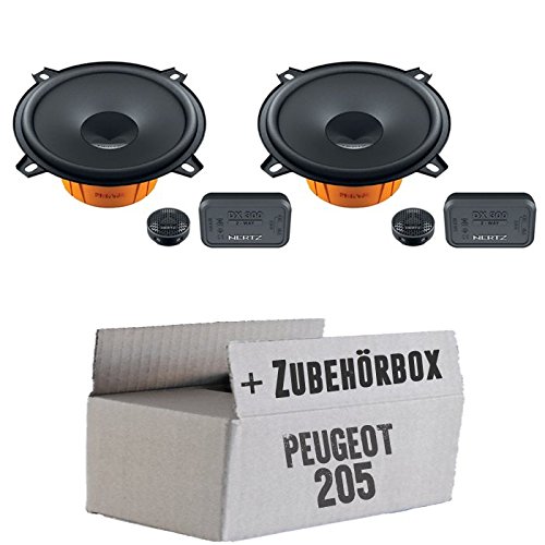 Hertz Dieci DSK 130-13cm Lautsprecher System - Einbauset passend für Peugeot 205 (auch Cabrio) - justSOUND von JUST SOUND best choice for caraudio