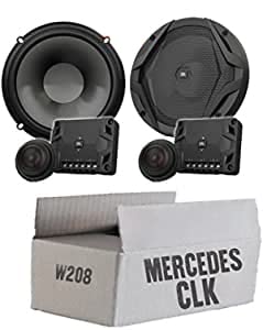 JBL GX600C | 2-Wege | 16,5cm Lautsprecher System - Einbauset für Mercedes CLK W208 Front - justSOUND von JUST SOUND best choice for caraudio