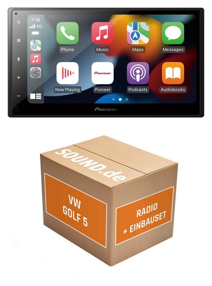 JUST SOUND best choice for caraudio Autoradio Einbaupaket SPH-DA360DAB für Golf V mit Lenkradfernbedienung Autoradio JUST SOUND best choice for caraudio Autoradio Einbaupaket SPH-DA360DAB für Golf V mit Lenkradfernbedienung Autoradio von JUST SOUND best choice for caraudio