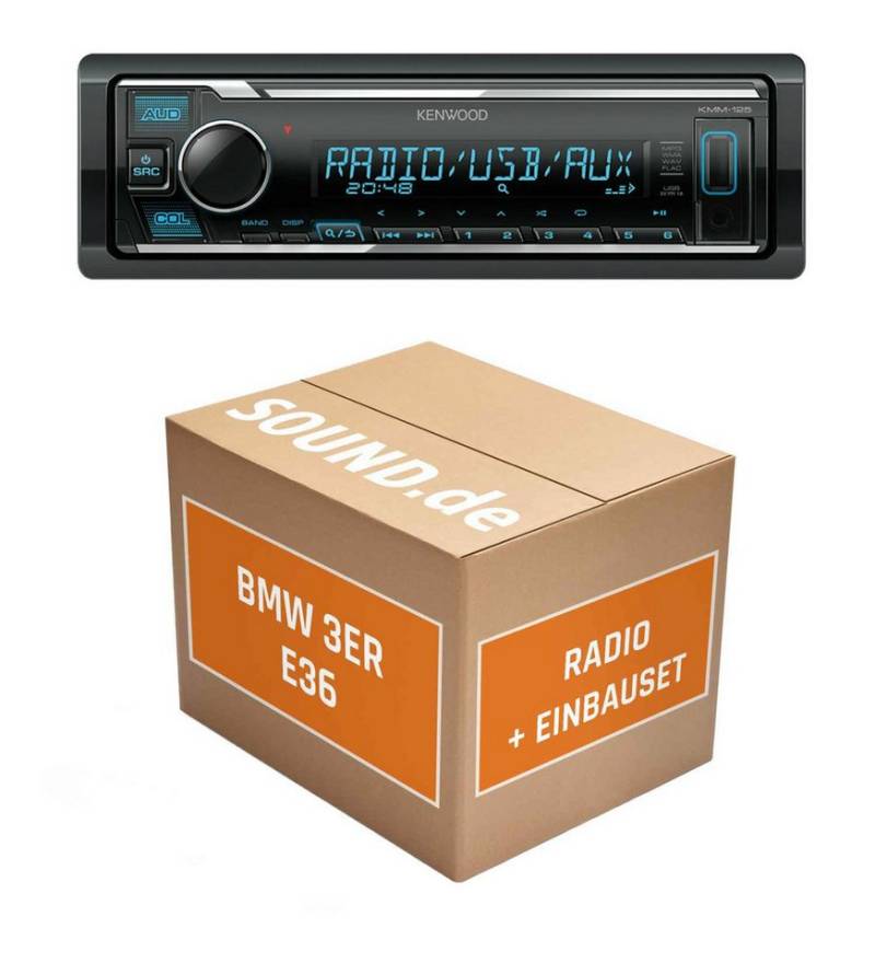JUST SOUND best choice for caraudio Autoradio Einbaupaket mit KDC-BT560DAB für 3er BMW E36 mit Bose System Autoradio von JUST SOUND best choice for caraudio