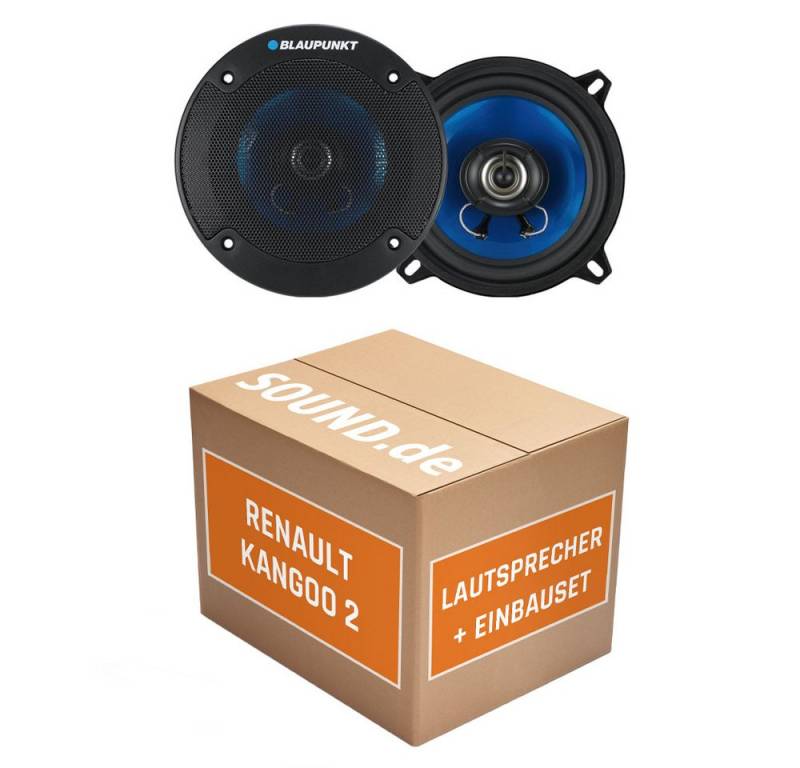 JUST SOUND best choice for caraudio Lautsprecher Boxen Blaupunkt ICx663 Auto Einbauset Renault Kangoo 2 Auto-Lautsprecher (cm) von JUST SOUND best choice for caraudio