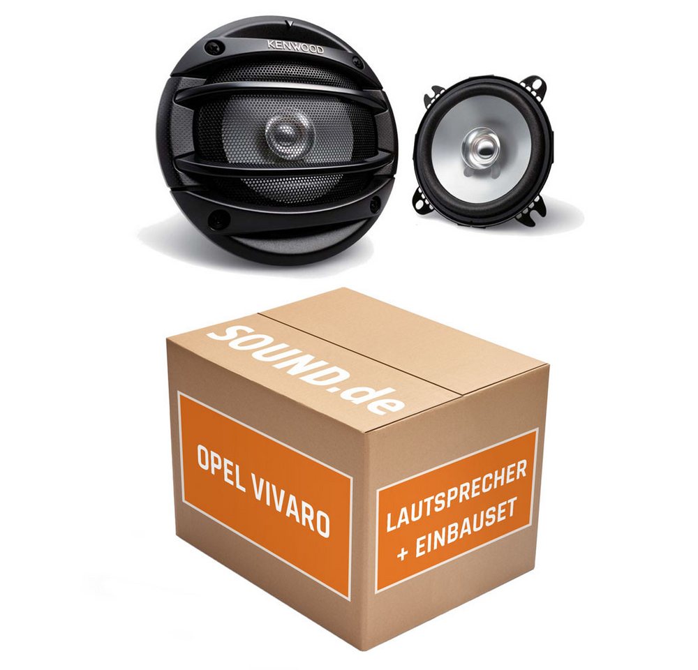 JUST SOUND best choice for caraudio Lautsprechereinbauset 16,5cm für Opel Vivaro A, Armaturenbrett Auto-Lautsprecher (MAX: Watt) von JUST SOUND best choice for caraudio