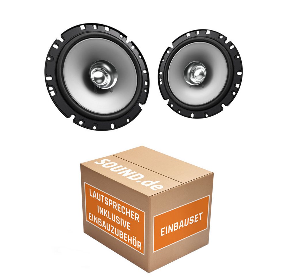 JUST SOUND best choice for caraudio W202 Kenwood KFC-E1754 Lautsprecher Boxen Einbauset Mercedes C-K Auto-Lautsprecher (cm) von JUST SOUND best choice for caraudio