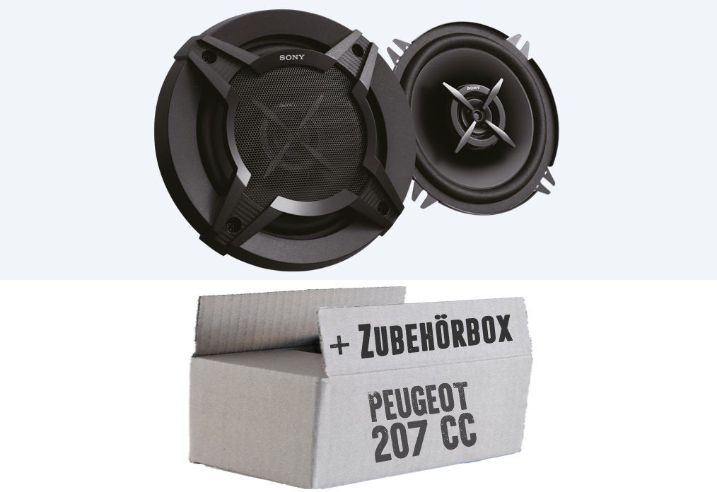 JUST SOUND best choice for caraudio XS-FB1320E Lautsprecher Einbauset Peugeot 207 CC Auto-Lautsprecher (MAX: Watt) von JUST SOUND best choice for caraudio