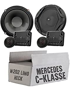 Lasse W202 Ablage - JBL GX600C | 2-Wege | 16,5cm Lautsprecher System - Einbauset für Mercedes C-Klasse JUST SOUND best choice for caraudio von JUST SOUND best choice for caraudio