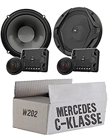 Lasse W202 Front - JBL GX600C | 2-Wege | 16,5cm Lautsprecher System - Einbauset für Mercedes C-Klasse JUST SOUND best choice for caraudio von JUST SOUND best choice for caraudio