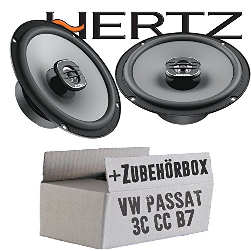 Lautsprecher Boxen Hertz X 165-16,5cm Koax Auto Einbauzubehör - Einbauset passend für VW Passat 3C CC B6 B7 Front - justSOUND von JUST SOUND best choice for caraudio