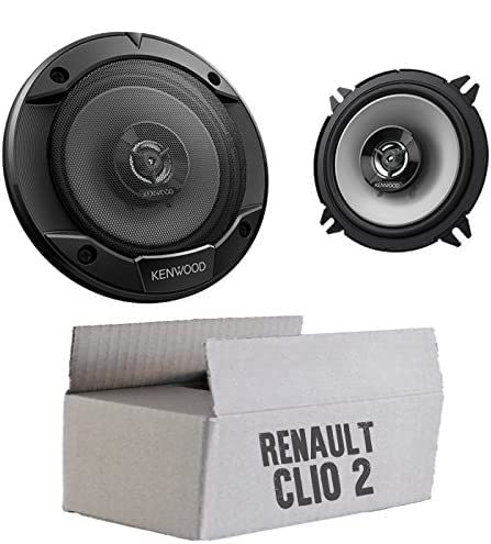 Lautsprecher Boxen Kenwood KFC-S1366-13cm 2-Wege Koax Auto Einbauzubehör - Einbauset für Renault Clio 2 Front Heck - justSOUND von JUST SOUND best choice for caraudio