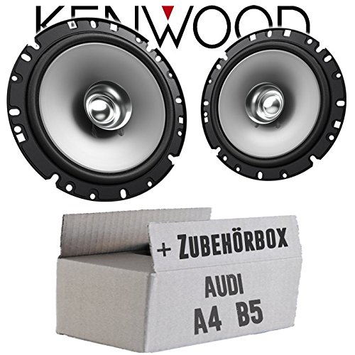 Lautsprecher Boxen Kenwood KFC-S1756-16,5cm Koax Auto Einbauzubehör - Einbauset passend für Audi A4 B5 Ablage Heck - justSOUND von JUST SOUND best choice for caraudio