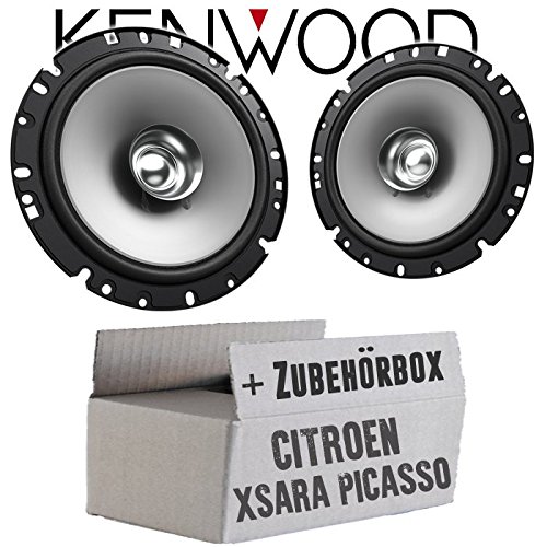 Lautsprecher Boxen Kenwood KFC-S1756-16,5cm Koax Auto Einbauzubehör - Einbauset passend für Citroen Xsara Picasso - justSOUND von JUST SOUND best choice for caraudio