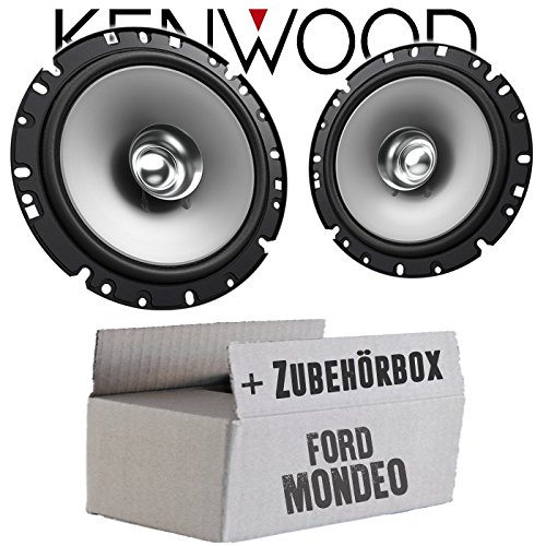 Lautsprecher Boxen Kenwood KFC-S1756-16,5cm Koax Auto Einbauzubehör - Einbauset passend für Ford Mondeo MK4 BA7 Front Heck - justSOUND von JUST SOUND best choice for caraudio