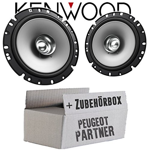 Lautsprecher Boxen Kenwood KFC-S1756-16,5cm Koax Auto Einbauzubehör - Einbauset passend für Peugeot Partner - justSOUND von JUST SOUND best choice for caraudio