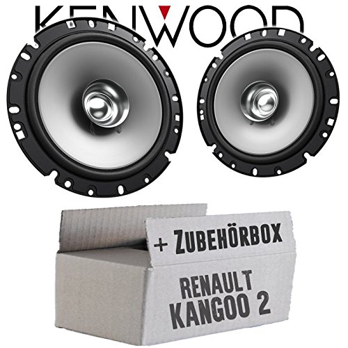 Lautsprecher Boxen Kenwood KFC-S1756-16,5cm Koax Auto Einbauzubehör - Einbauset passend für Renault Kangoo 2 Front - justSOUND von JUST SOUND best choice for caraudio
