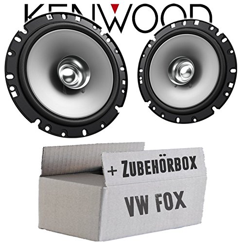 Lautsprecher Boxen Kenwood KFC-S1756-16,5cm Koax Auto Einbauzubehör - Einbauset passend für VW Fox Front - justSOUND von JUST SOUND best choice for caraudio