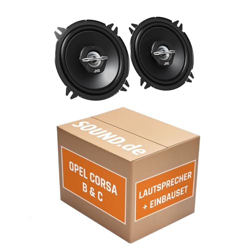 Lautsprecher Einbauset JVC CS-J520 passend für OPEL Corsa B & C HINTEN von JUST SOUND best choice for caraudio