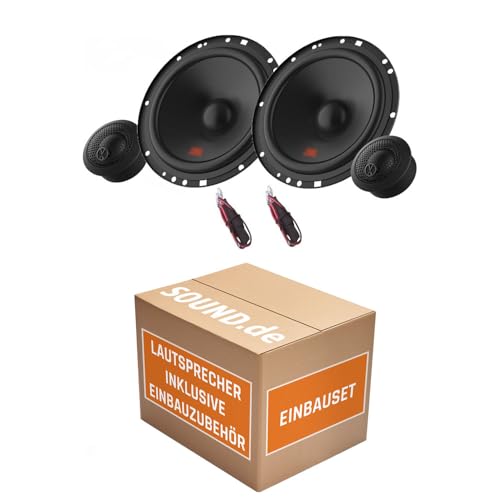 Lautsprecher Einbauset passend mit JBL Stage2 64CFS 16,5cm System Auto Einbausatz für Skoda Octavia 2 1Z Heck von JUST SOUND best choice for caraudio