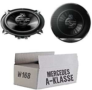 Mercedes A-Klasse W168 Heck - Lautsprecher Boxen Pioneer TS-G1330F - 13cm 3-Wege 130mm Triaxe 250W Auto Einbausatz - Einbauset von JUST SOUND best choice for caraudio