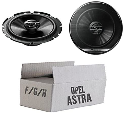 Opel Astra F,G,H - Lautsprecher Boxen Pioneer TS-G1720F - 16,5cm 2-Wege Koax Koaxiallautsprecher Auto Einbausatz - Einbauset von JUST SOUND best choice for caraudio