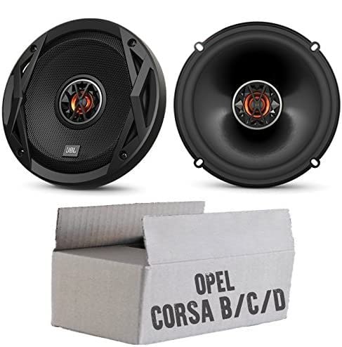 Opel Corsa B/C/D - Lautsprecher Boxen JBL Club 6522 | 2-Wege | 16,5cm Koax Auto Einbauzubehör - Einbauset von JUST SOUND best choice for caraudio