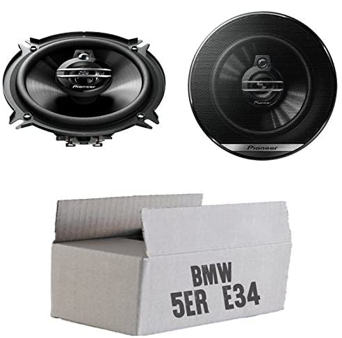 BMW 5er E34 - Lautsprecher Boxen Pioneer TS-G1330F - 13cm 3-Wege 130mm Triaxe 250W Auto Einbausatz - Einbauset von JUST SOUND