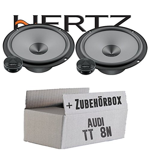 Hertz K 165 - KIT - 16,5cm Lautsprecher Komposystem - Einbauset passend für Audi TT 8N Front - justSOUND von JUST SOUND