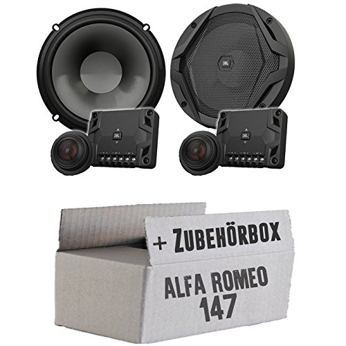 JBL GX600C | 2-Wege | 16,5cm Lautsprecher System - Einbauset passend für Alfa Romeo 147 - justSOUND von JUST SOUND