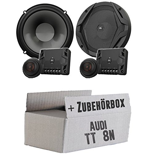 JBL GX600C | 2-Wege | 16,5cm Lautsprecher System - Einbauset passend für Audi TT 8N Heck - justSOUND von JUST SOUND
