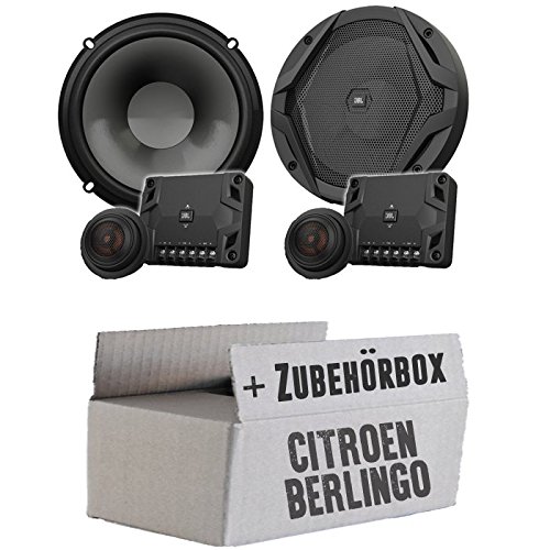 JBL GX600C | 2-Wege | 16,5cm Lautsprecher System - Einbauset passend für Citroen Berlingo 1 - justSOUND von JUST SOUND