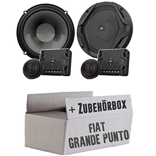 JBL GX600C | 2-Wege | 16,5cm Lautsprecher System - Einbauset passend für FIAT Grande Punto 199 Front - justSOUND von JUST SOUND