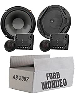 JBL GX600C | 2-Wege | 16,5cm Lautsprecher System - Einbauset passend für Ford Mondeo MK4 BA7 Front Heck - justSOUND von JUST SOUND