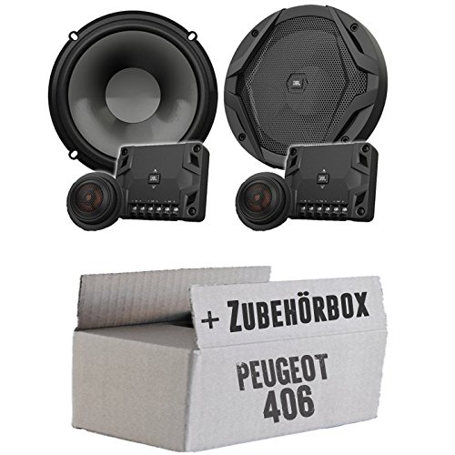 JBL GX600C | 2-Wege | 16,5cm Lautsprecher System - Einbauset passend für Peugeot 406 - justSOUND von JUST SOUND