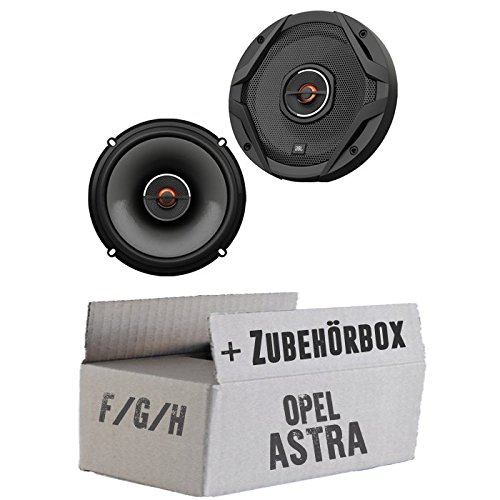 JBL GX602 | 2-Wege | 16,5cm Koax Lautsprecher - Einbauset passend für Opel Astra F,G,H - justSOUND von JUST SOUND