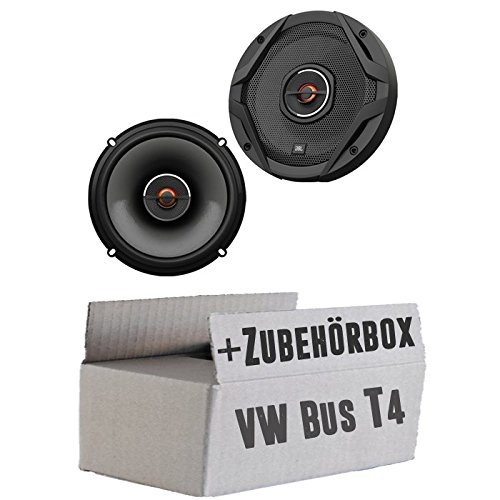 JBL GX602 | 2-Wege | 16,5cm Koax Lautsprecher - Einbauset passend für VW Bus T4 Front - justSOUND von JUST SOUND