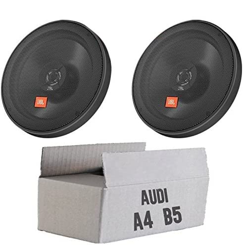 JBL STAGE2 624 | 2-Wege | 16,5cm Koax Lautsprecher - Einbauset passend für Audi A4 B5 Ablage Heck - justSOUND von JUST SOUND