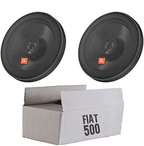 JBL STAGE2 624 | 2-Wege | 16,5cm Koax Lautsprecher - Einbauset passend für FIAT 500 Heck - justSOUND von JUST SOUND